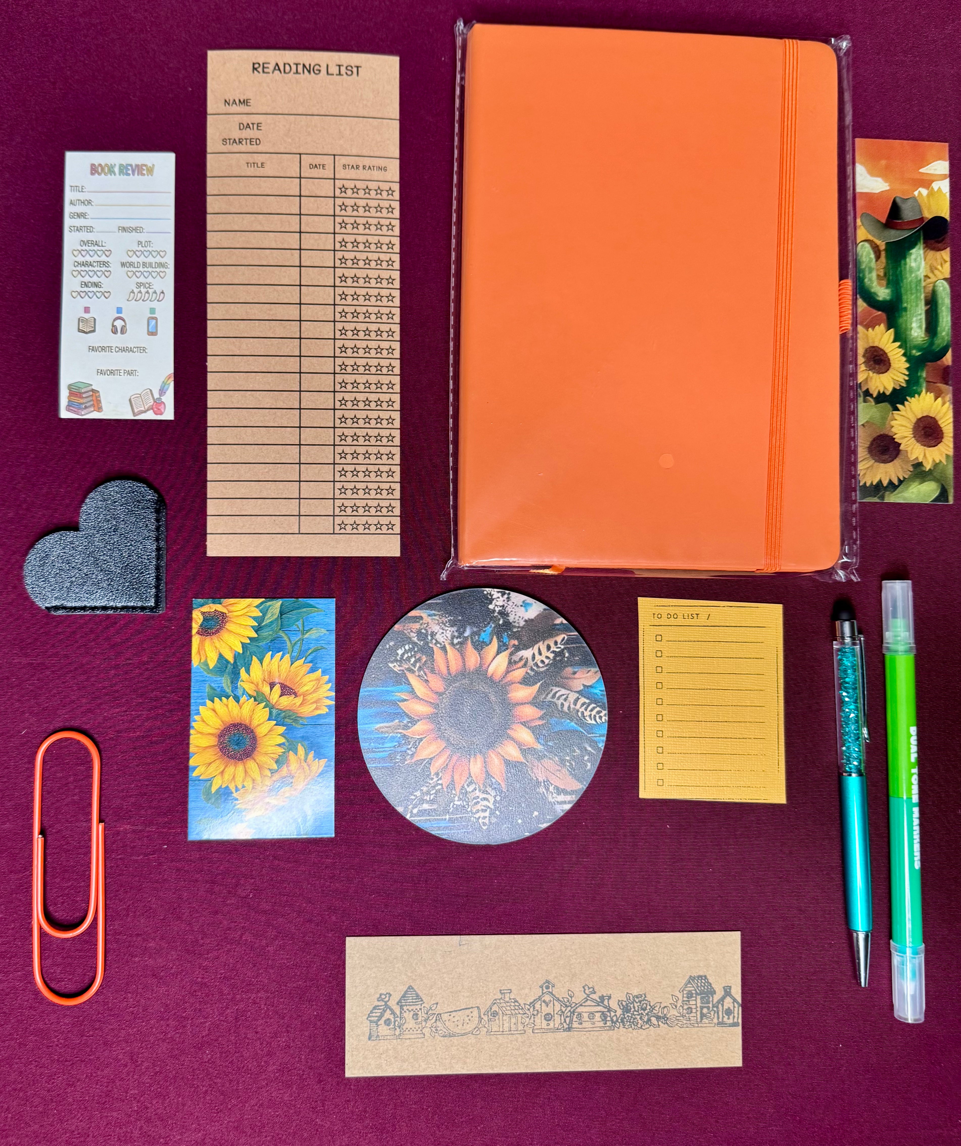 Sunflower Basic Bundle- Orange & Green