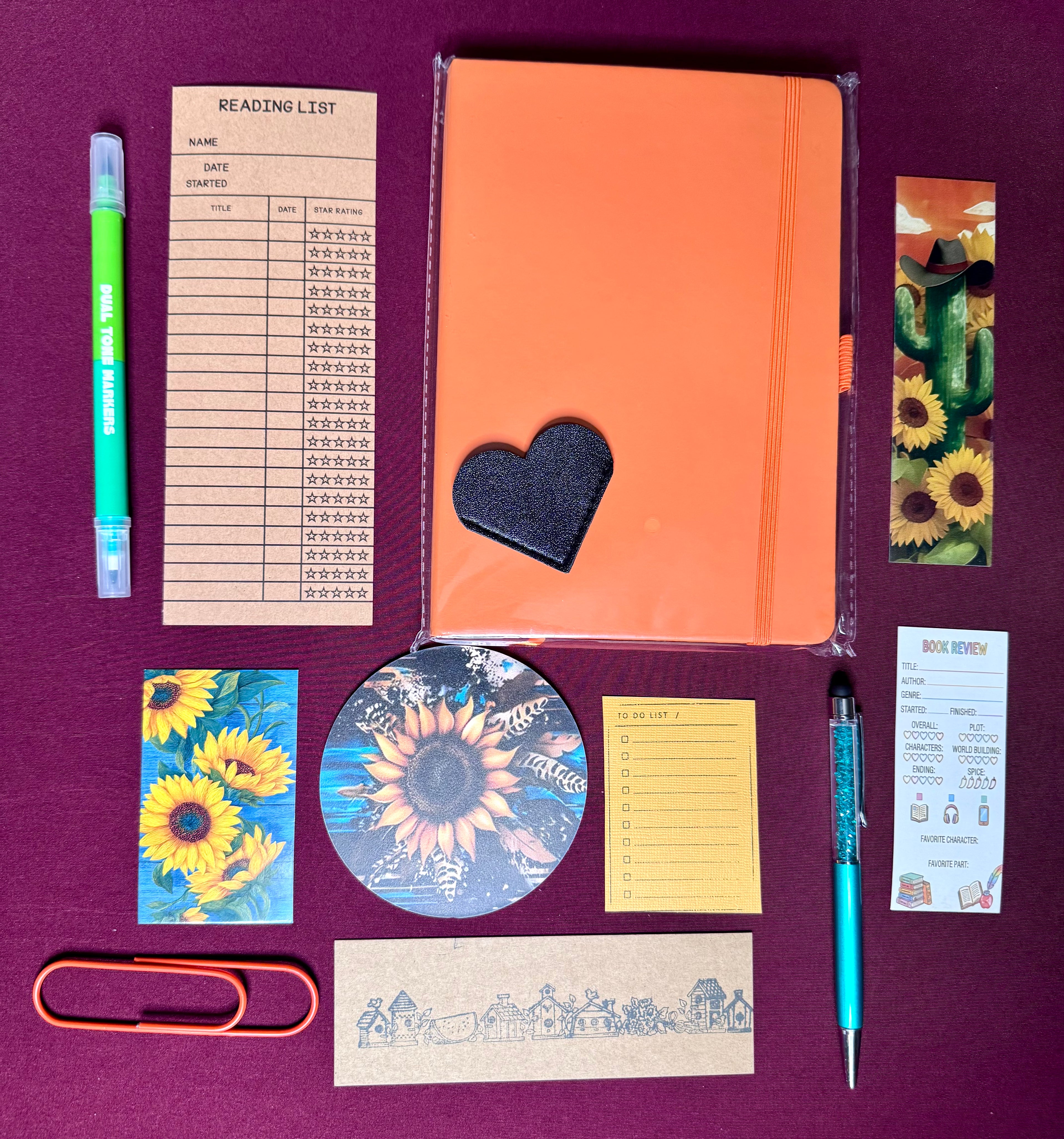 Sunflower Basic Bundle- Orange & Green