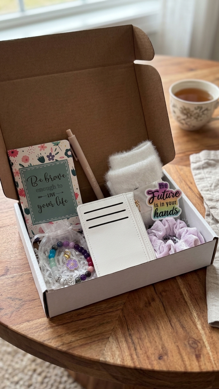 Personalized Affirmation Care Package -Be Brave Enough To Live Your Life