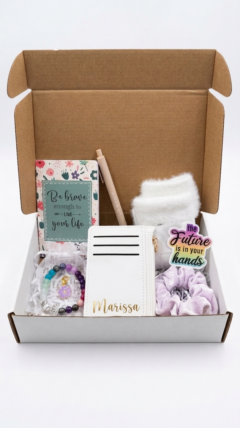 Personalized Affirmation Care Package -Be Brave Enough To Live Your Life