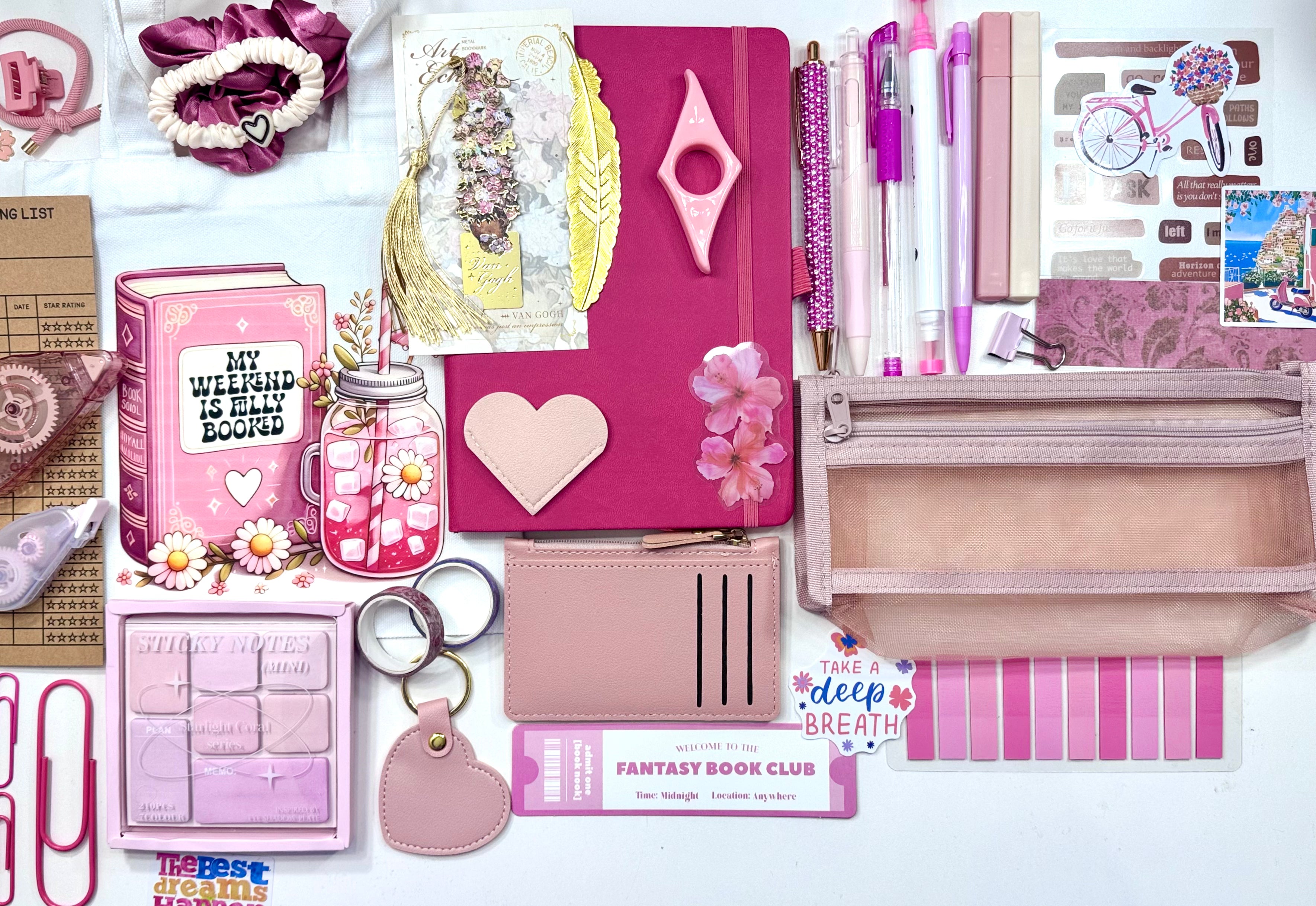 Deluxe Bookish Bundle Hot Pink