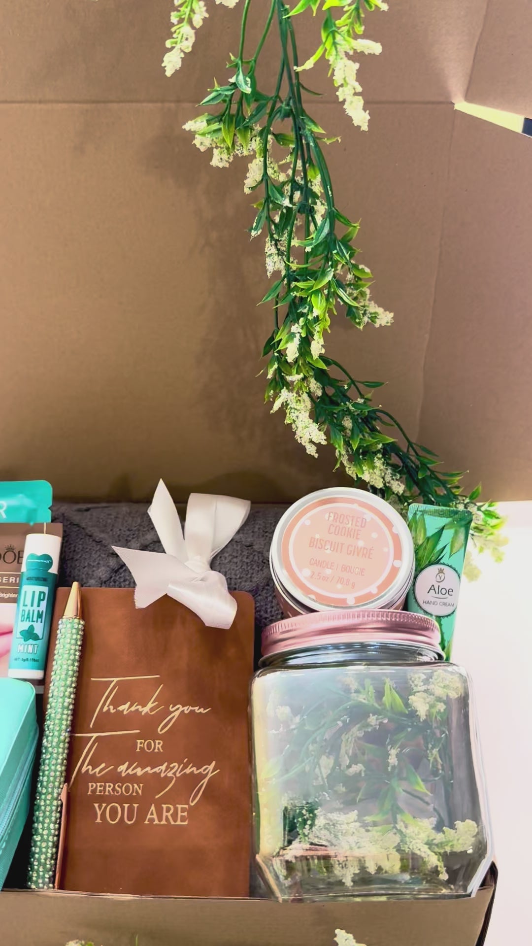 Thank You Gift Box Bundle – Blue