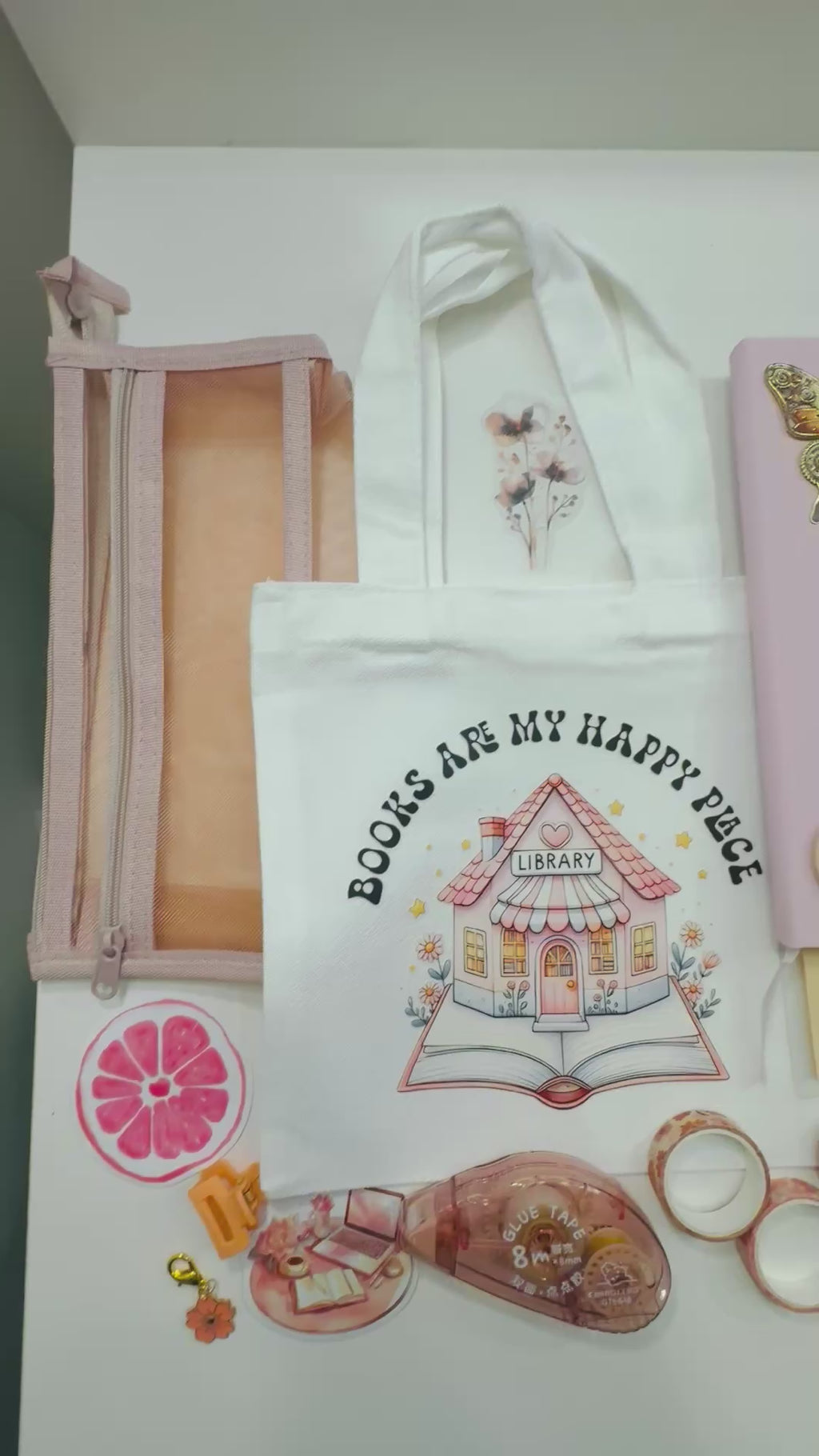 Deluxe Bookish Bundle Pink & Yellow