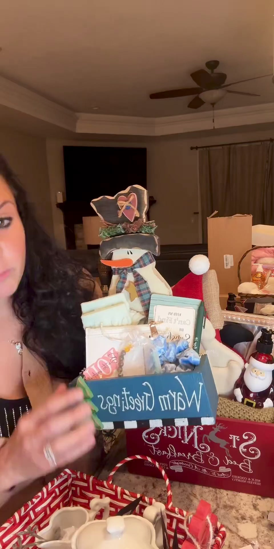 Christmas Personalized Affirmation Gift Basket- When You Can’t Find The Sunshine, Be The Sunshine